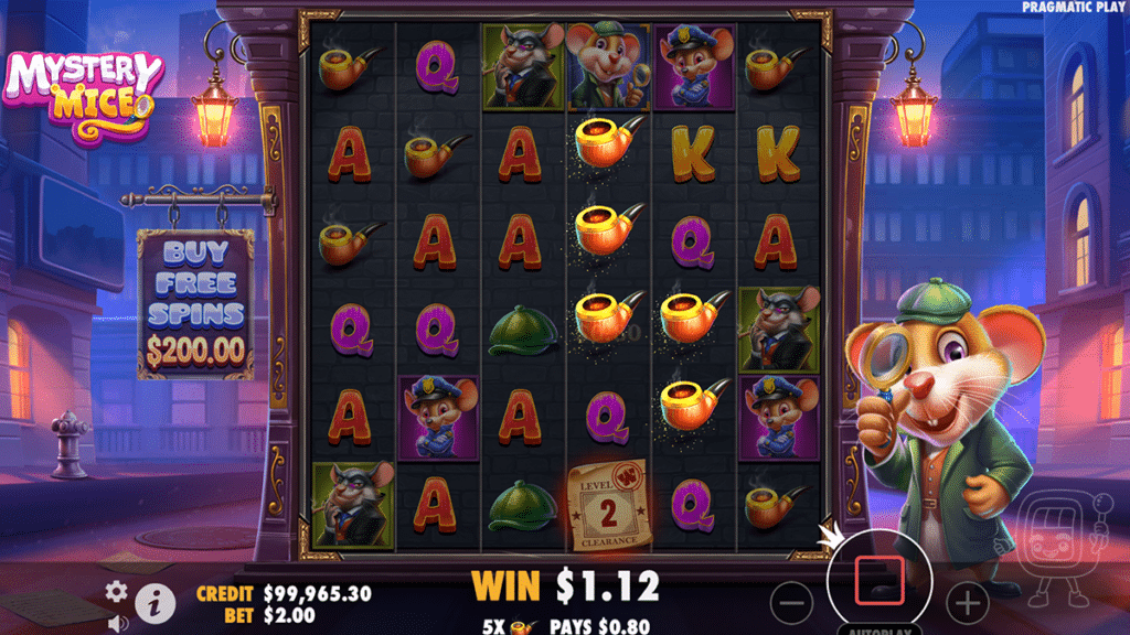 mystery mice slot gameplay