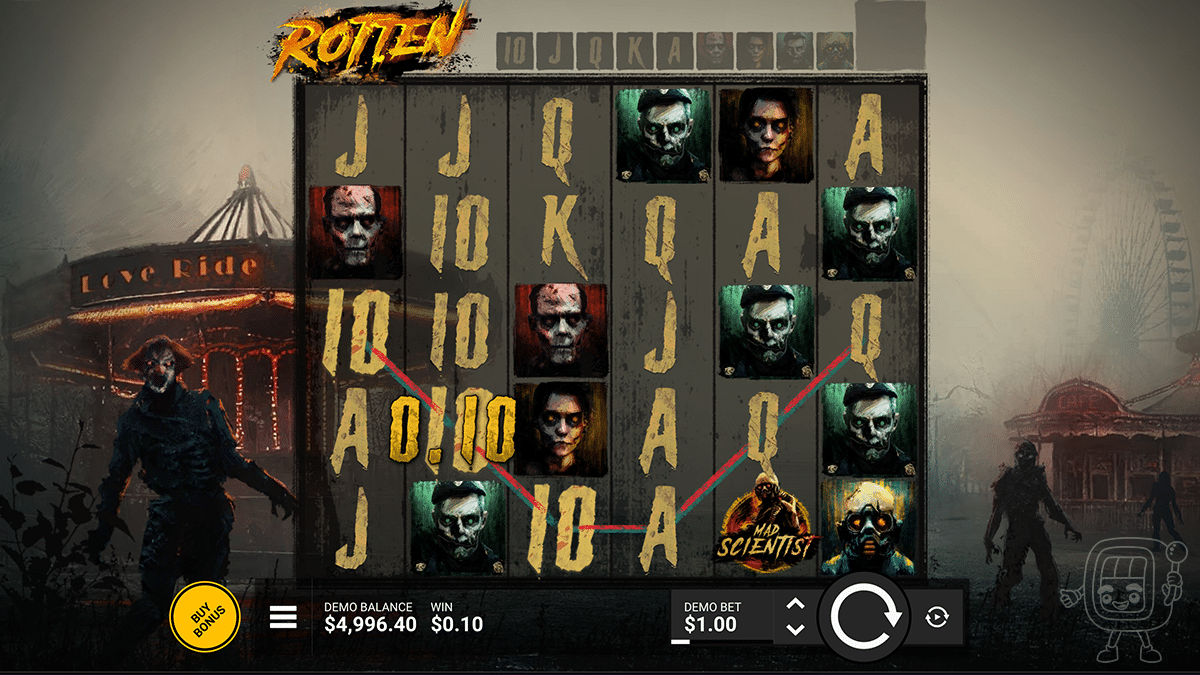 rotten slot gameplay