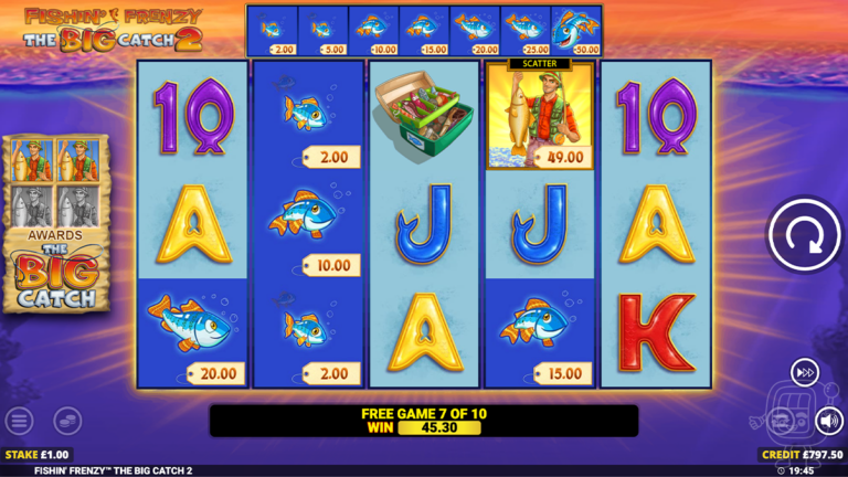 Fishin' Frenzy The Big Catch 2 Slot Demo (Free Play) - Slots Pod