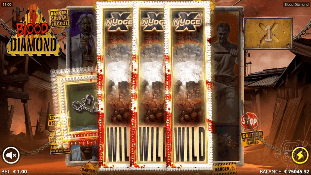 blood diamond slot gameplay