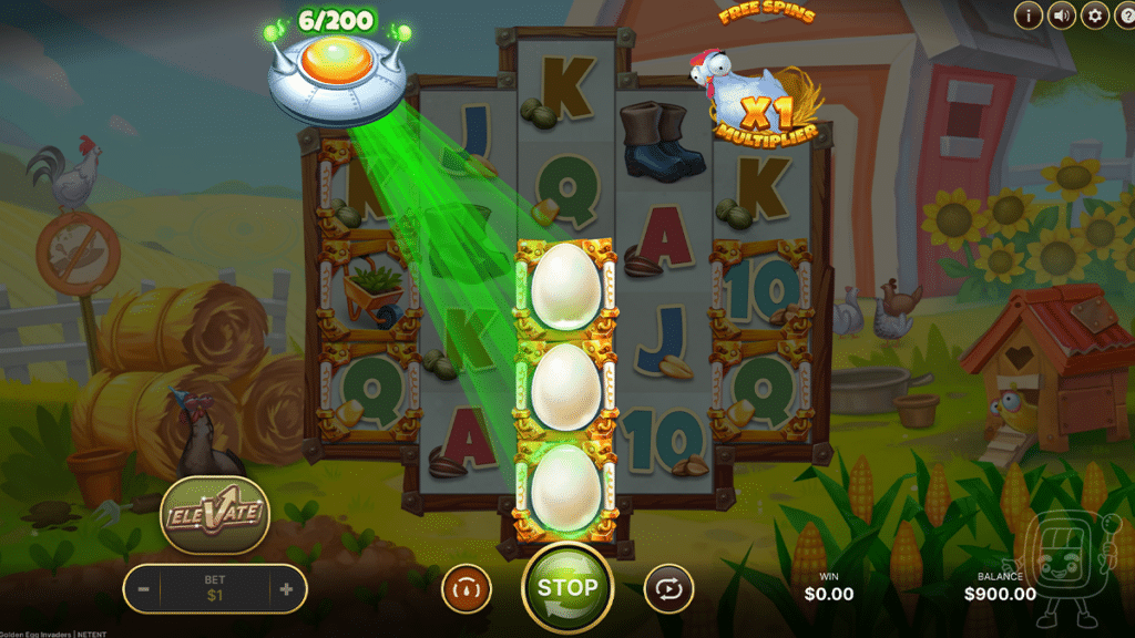 Golden Egg Invaders egg collection
