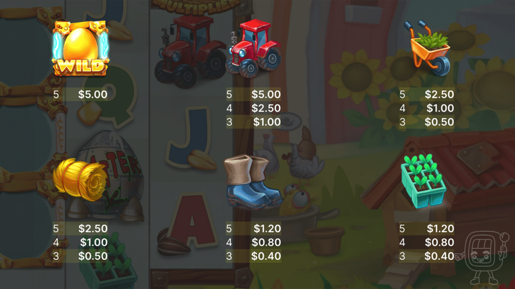 Golden Egg Invaders high symbol payouts