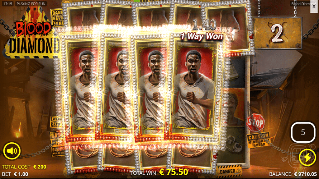 blood diamond slot bonus domination spins