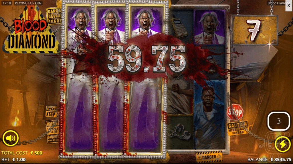 blood diamond slot bonus enslavement spins
