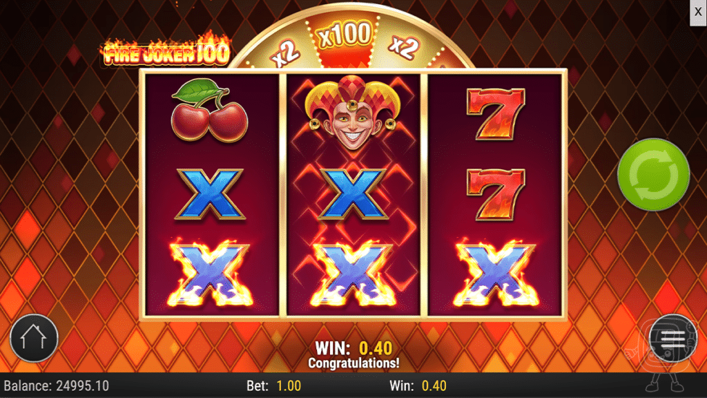 fire joker slot base game