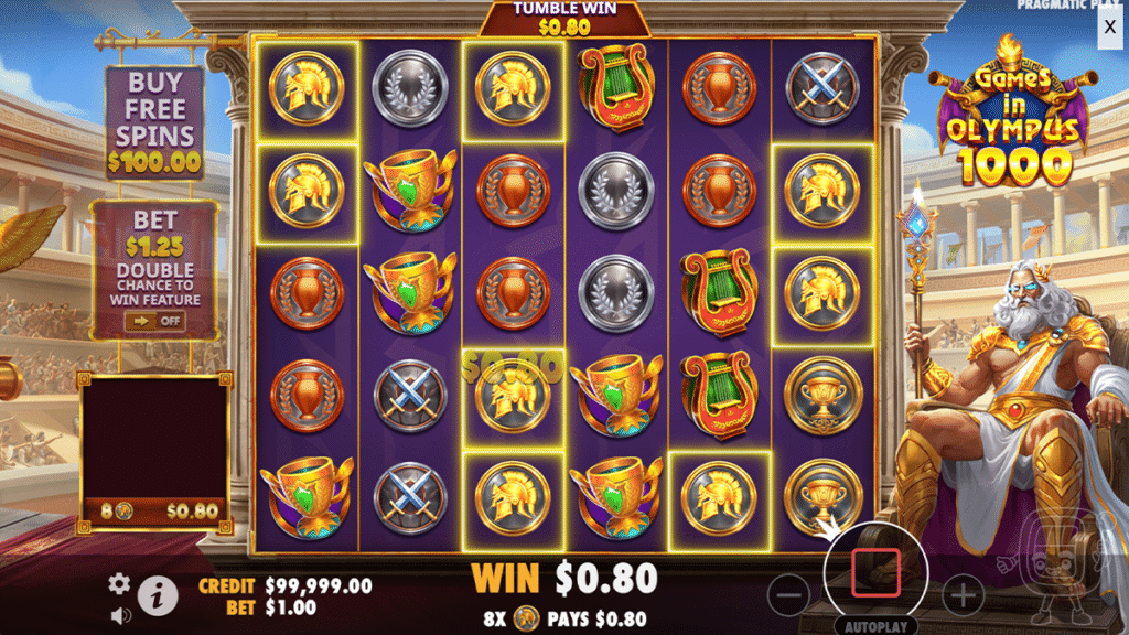 games in olympus 1000 slot gameplay