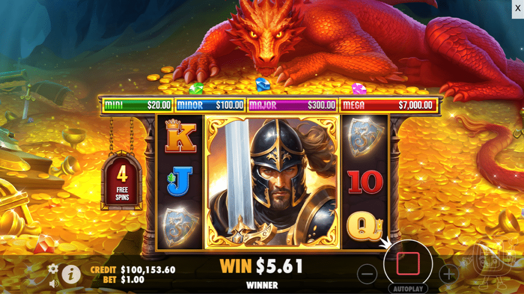 sleeping dragon slot bonus spins