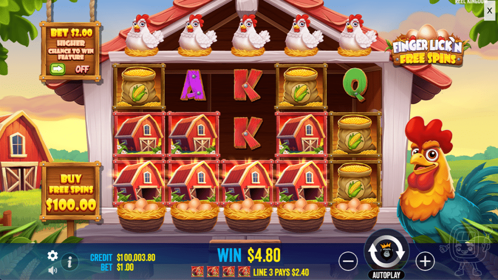 finger lick n free spins slot pragmatic play gameplay