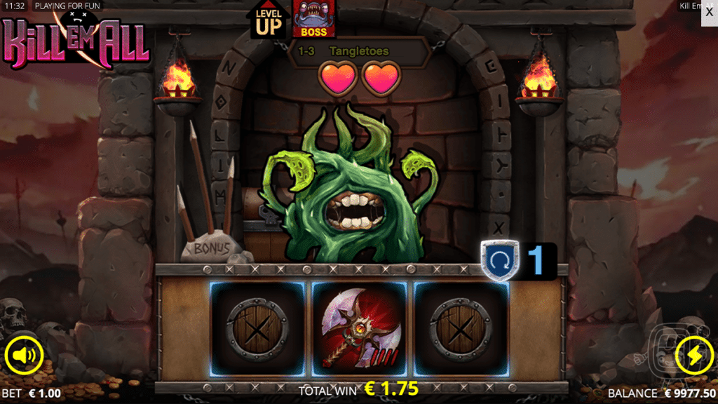 kill em all slot nolimit city base gameplay