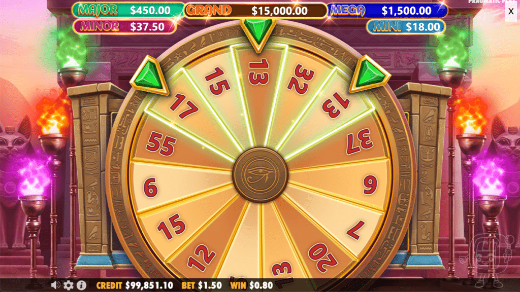 mummy's jewels slot choose your spins