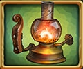 Vintage Oil Lamp Symbol