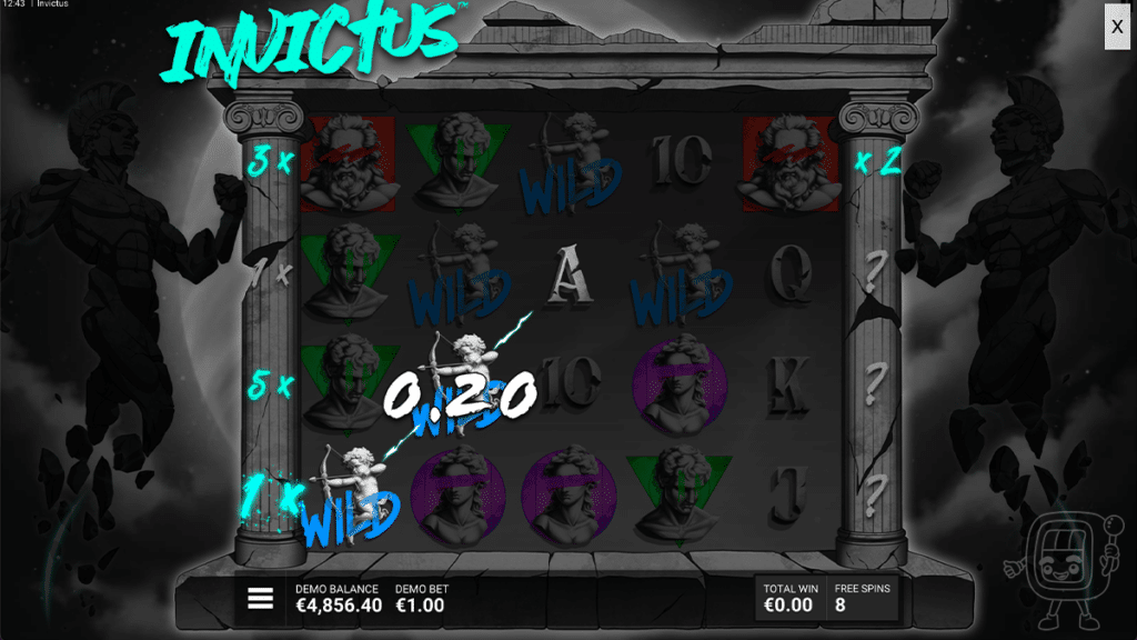invictus slot gameplay