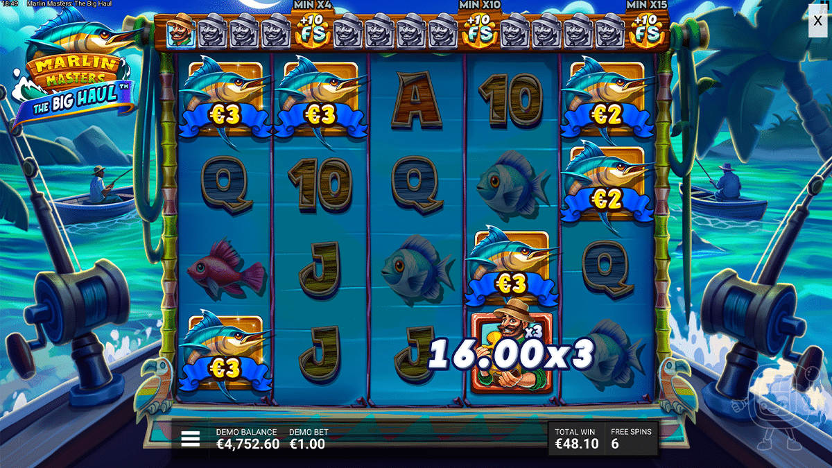 marlin masters the big haul slot free demo hacksaw gaming free spins bonus
