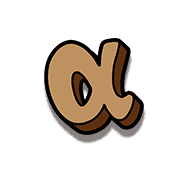 Alpha low-value symbol