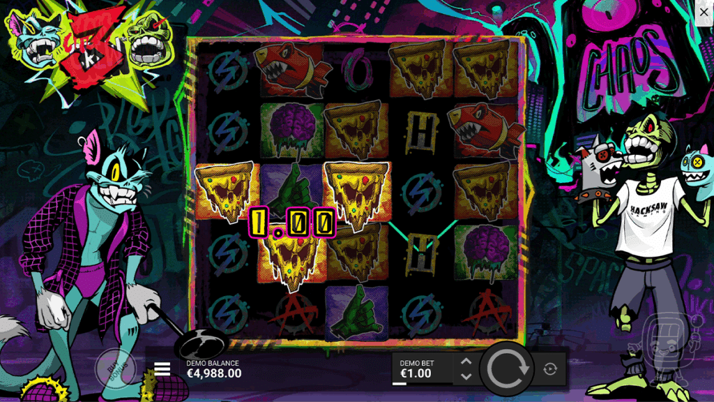 chaos crew 3 slot gameplay